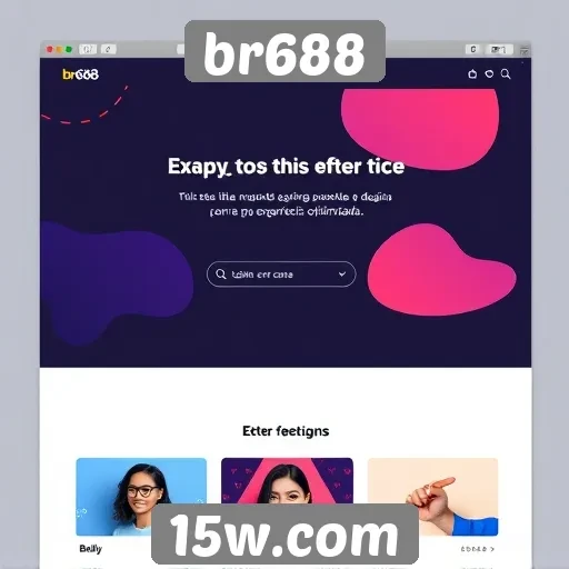 Análise da interface de usuário do site br688