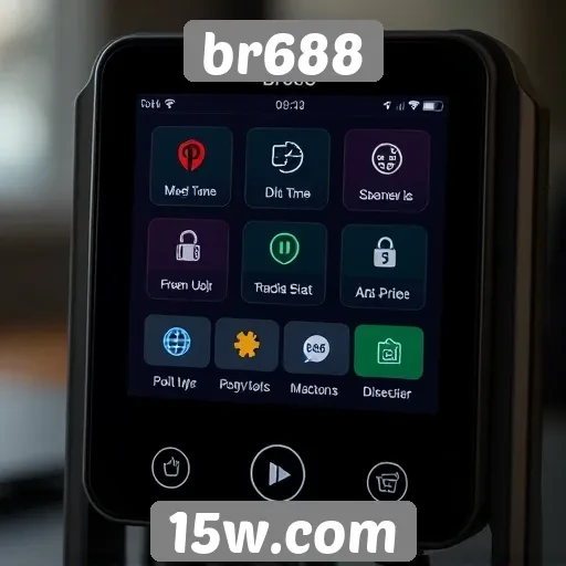 Interface do usuário do br688 é intuitiva e moderna